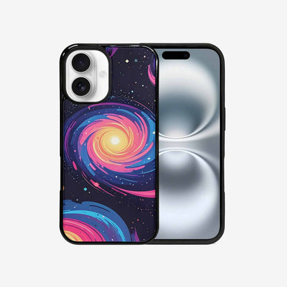 iPhone 16 Case — Love Wins Galaxy Seamless Pattern Vibrant, Custom Designed Case Cover