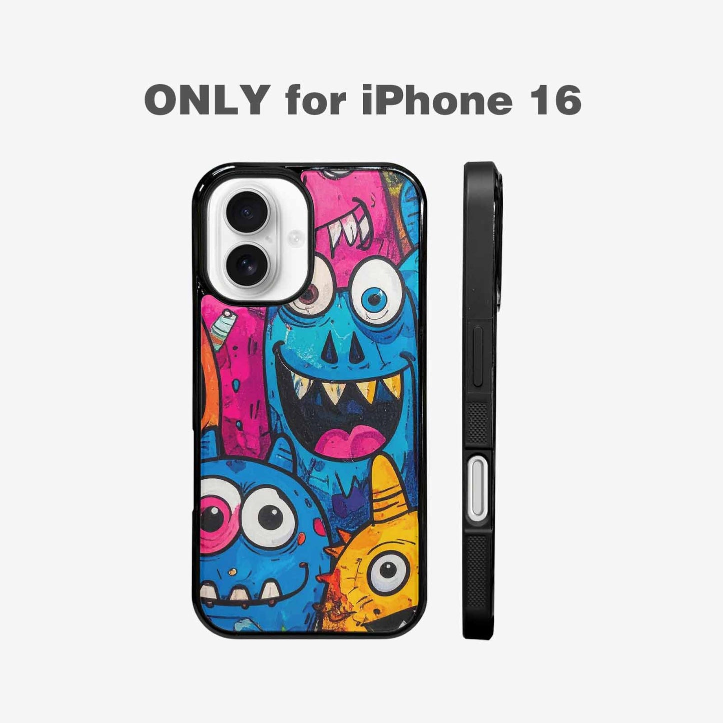 iPhone 16 Case — Goofy Cartoon Monster, Personalized Phone Case