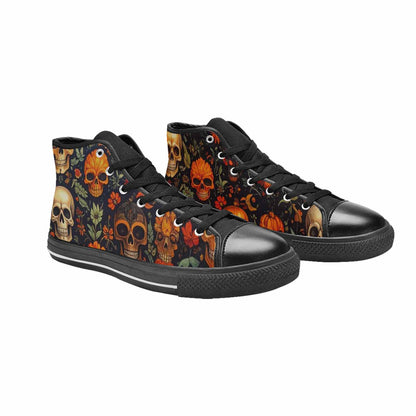 MEN'S Skulls - Halloween High Top Canvas Y2K Sneakers