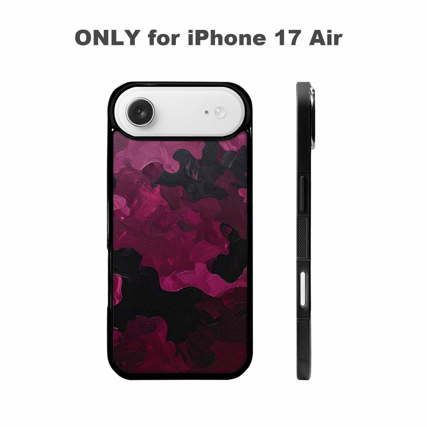 iPhone 17 Air Case — Seamless Repeating Pattern Of Overlapping Camo, Custom Phone Case