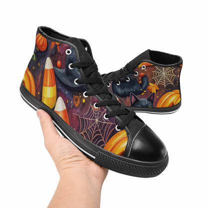 MEN'S Halloween High Top Canvas Dreamcore Custom Shoes