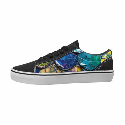 MEN'S Reptile Full Color Canvas Streetwear Kaleidoscope Custom Shoes