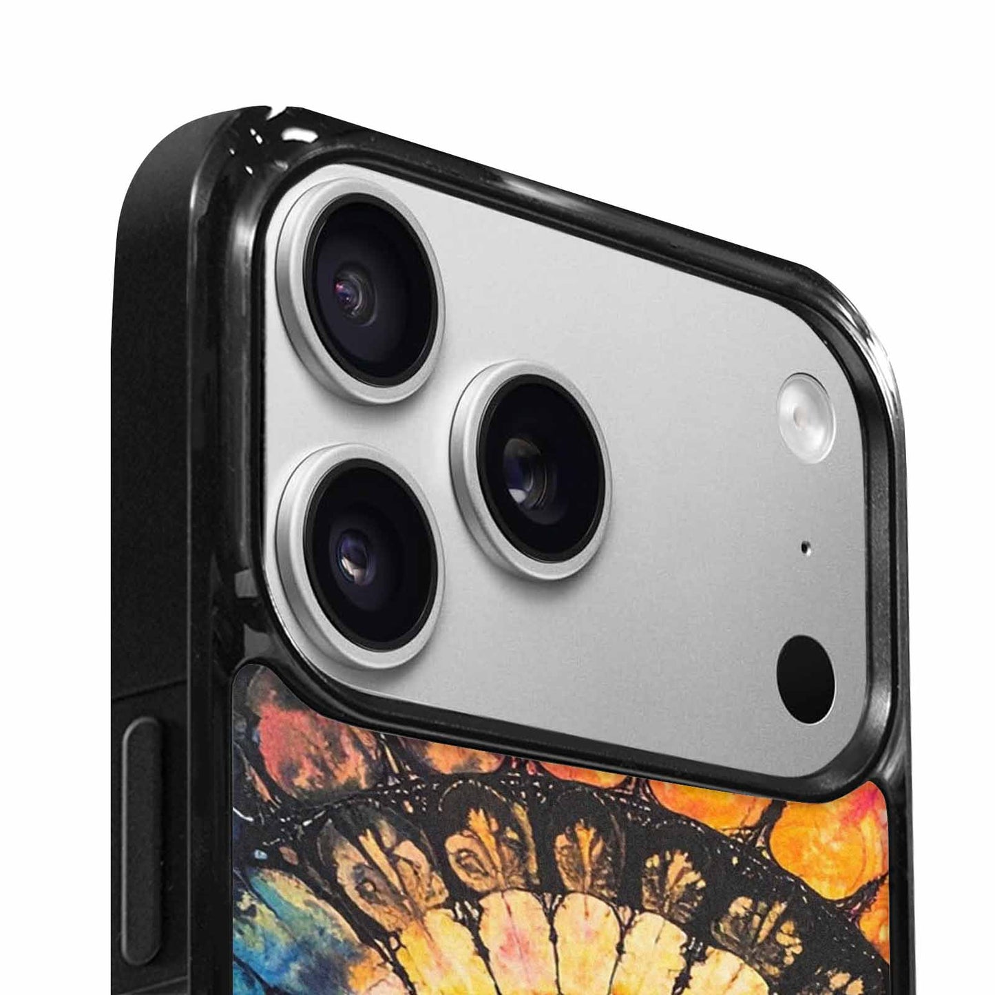 iPhone 17 Pro Max Case — Tie Dye Swirls (black Tie Dye, Custom Printed Phone Case