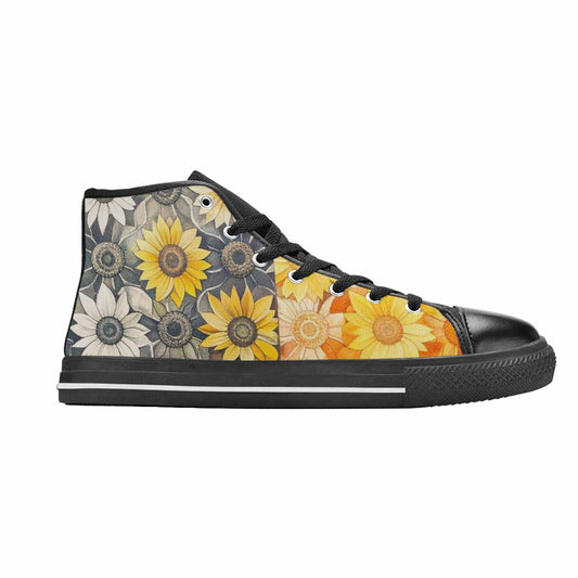 MEN'S Blend Melt Them High Top Canvas Vibrant Chaos Custom Sneakers