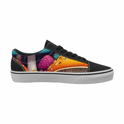 WOMEN'S Mushrooms Lace-Up Canvas Vivid Sneakers