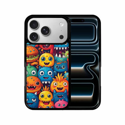 iPhone 17 Pro Case — Small Cartoon Monster Character Pattern Cartoon, Customized Protective Case