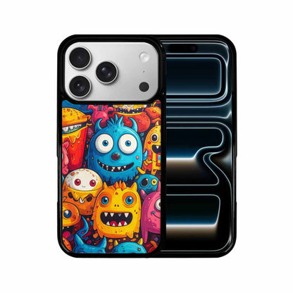 iPhone 17 Pro Case — Small Cartoon Monster Character Pattern Cartoon, Customized Protective Case