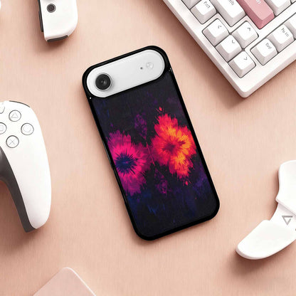 iPhone 17 Air Case — Tie Dye Dark Art Seamless Tie, Custom Printed Phone Case