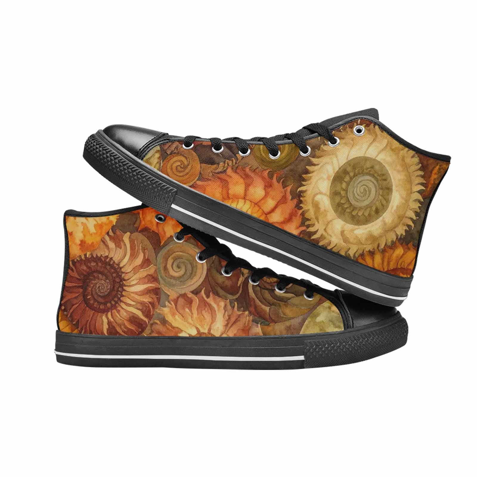 MEN'S Tie Dye - High Top Canvas Surreal Custom Sneakers