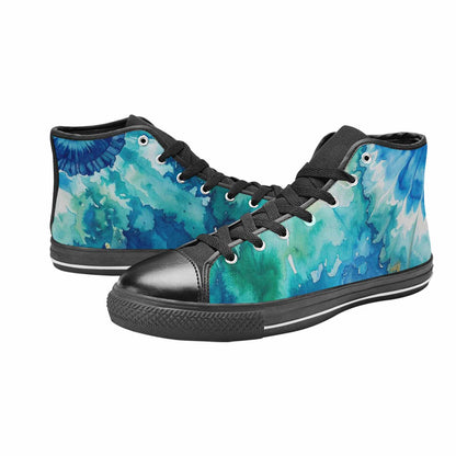 WOMEN'S Tie Dye - High Top Canvas Y2K Shoes