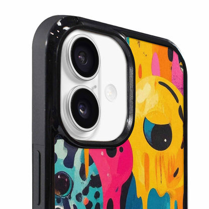 iPhone 17 Case — Melting Aliens Pattern Alien Scifi, Custom Designed Case Cover