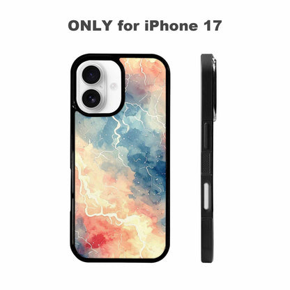 iPhone 17 Case — Vintage Spring Lightning Retro Vintage, Custom Printed Phone Case