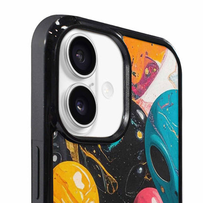 iPhone 17 Case — Aliens Marblealiens Pattern Alien Scifi, Custom Print Case Cover