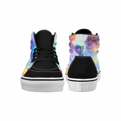 WOMEN'S Skulls High Top Canvas Streetwear Y2K Custom Printed Shoes