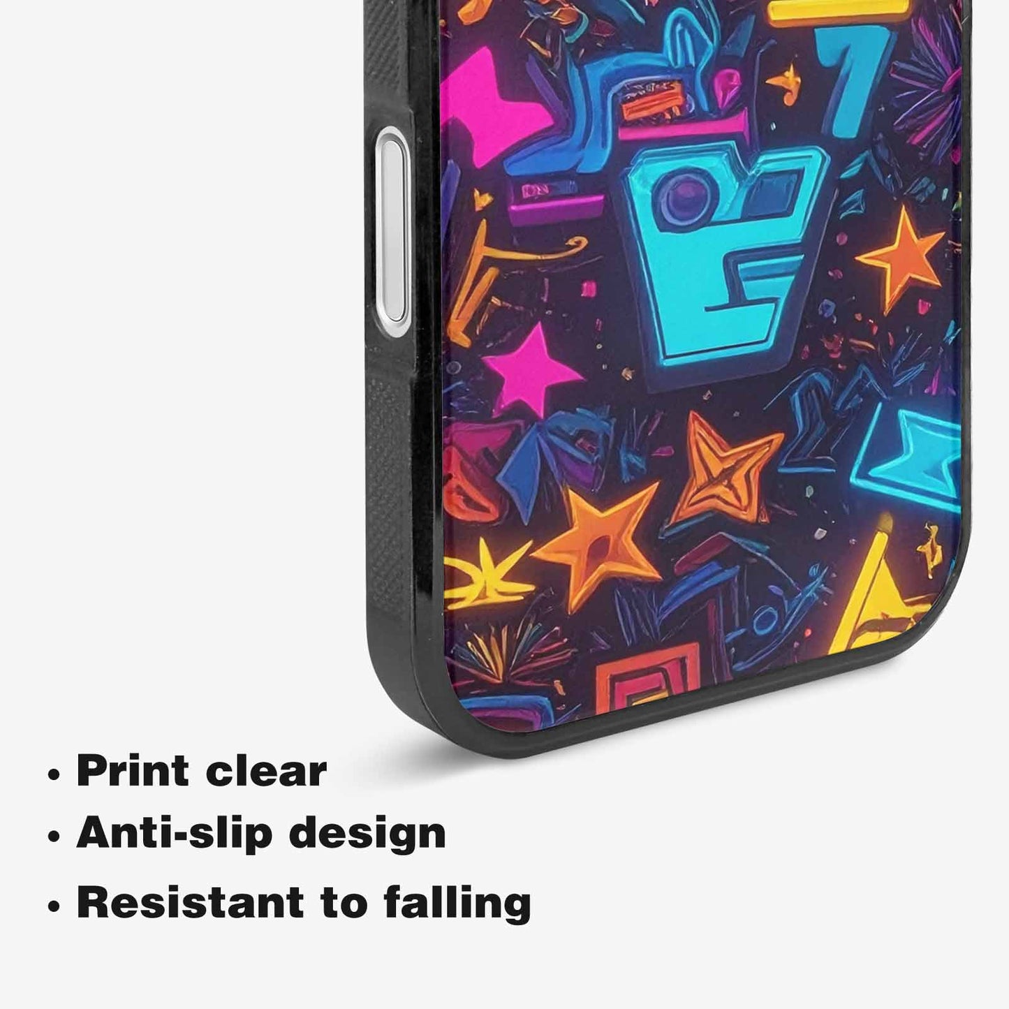 iPhone 16 Case — 80s Retro Motif 80s Retro Motifs, Custom Art Phone Cover
