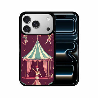 iPhone 17 Pro Case — Vintage Circus Art Pattern Retro Vintage, Custom Phone Case