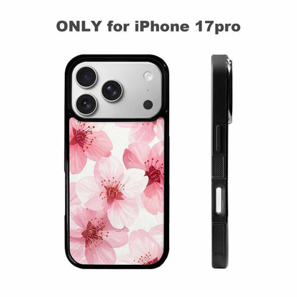 iPhone 17 Pro Case — Japanese Cherry Blossom Pattern Sakura Floral, Custom Phone Case
