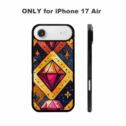 iPhone 17 Air Case — Vintage Summer Diamond Retro Vintage, Original Design Phone Case