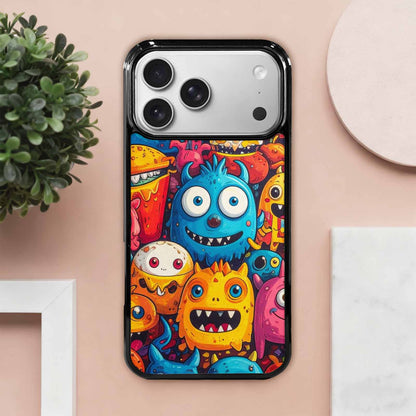 iPhone 17 Pro Max Case — Small Cartoon Monster Character Cartoon Cute, Custom Phone Case