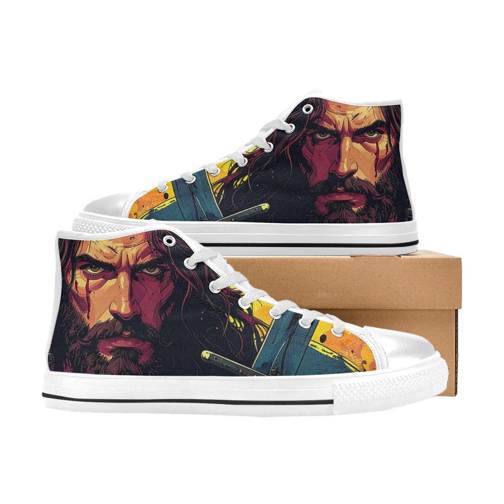 MEN'S Jesus_Ht_11 Men’S High Top Canvas Surreal Custom Shoes