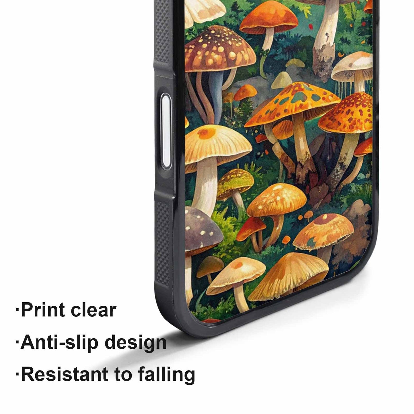 iPhone 17 Air Case — Mushrooms Camomushrooms Patter Yvr Camo, Custom Art Phone Cover
