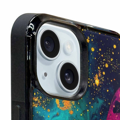 iPhone 15 Plus Case — Leopard Print Galaxy, Customized Protective Case