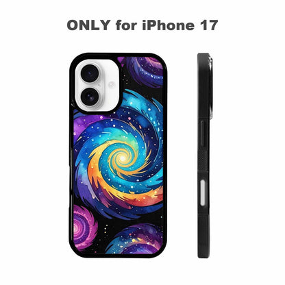 iPhone 17 Case — Rose Galaxy Art Seamless Galaxy Space, Unique Phone Case Design