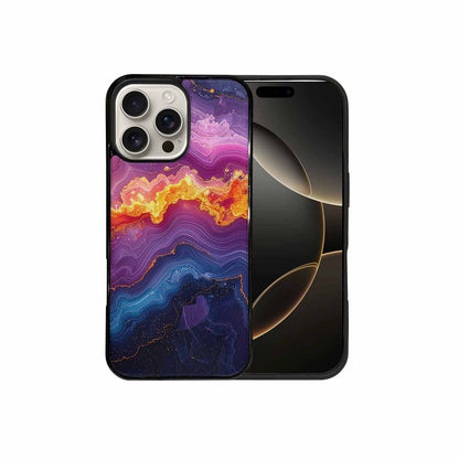 iPhone 16 Pro Max Case — Psychedelic Marble Tessellation, Custom Phone Case