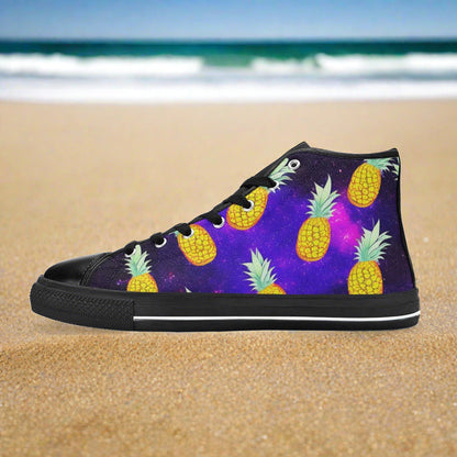 Cherry Blossom Earthy Brown Wearable WOMEN Bold Art - Freaky Shoes | Custom Art Sneakers