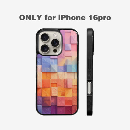 iPhone 16 Pro Case — Color Gradient Fade Pattern Hundreds Of, Custom Art Phone Cover