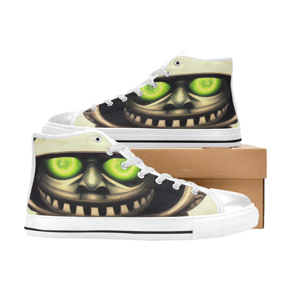 WOMEN'S Cc Space Dude High Top Canvas Cottagecore Custom Sneakers