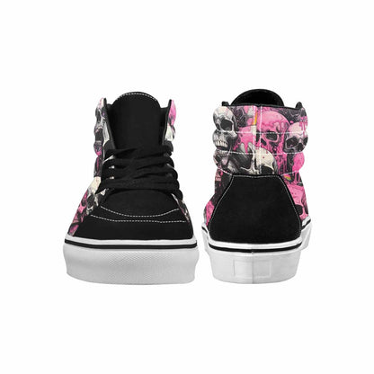 MEN'S Rainbow From Skull S High Top Canvas Dreamlike Custom Shoes