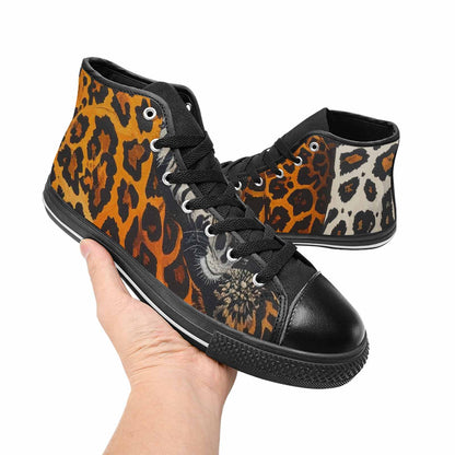 MEN'S Animal Print High Top Canvas Dreamcore Sneakers