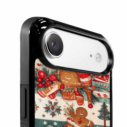 iPhone 17 Air Case — Small Christmas Holly Snowflake Candy Original, Custom Designed Case Cover