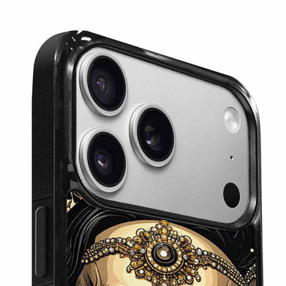 iPhone 17 Pro Case — Skull Dark Art Gothic Print Gothic, Custom Made Phone Cover