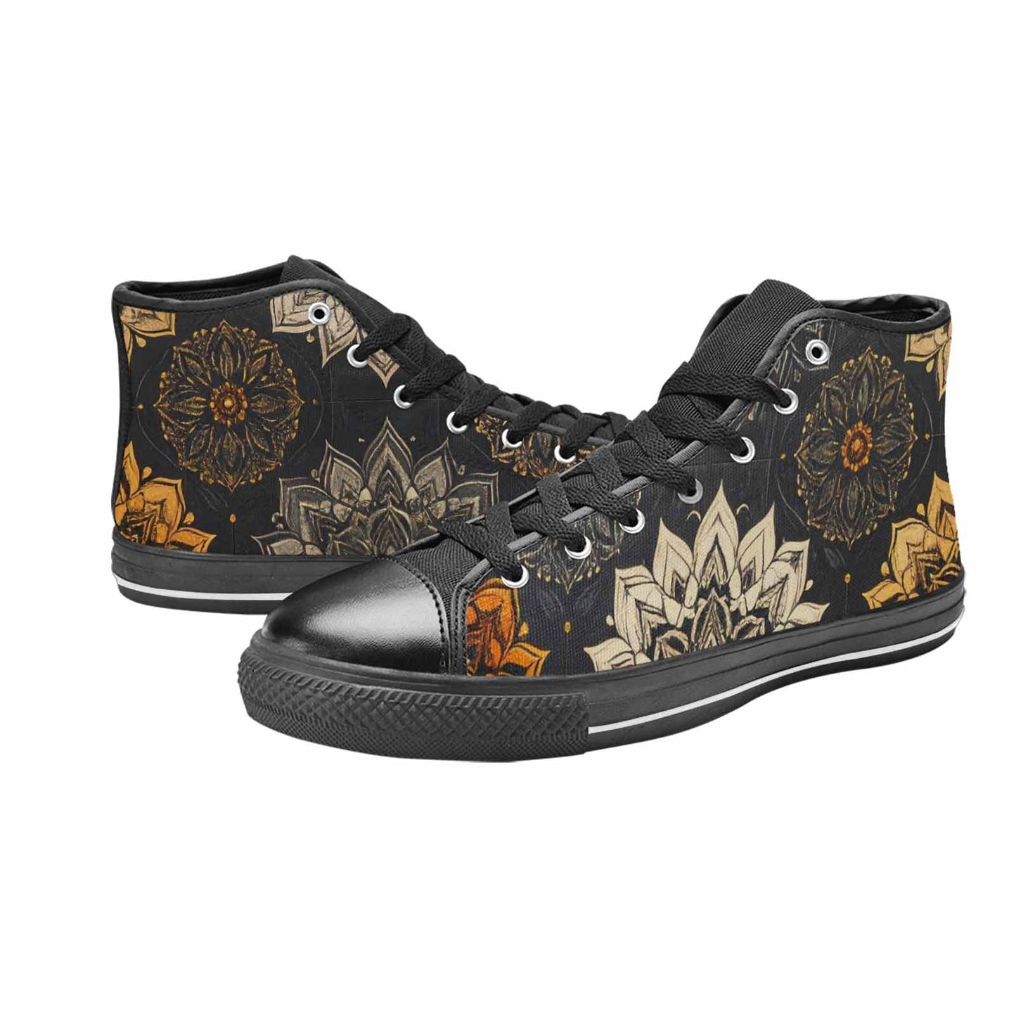 MEN'S Mandala High Top Canvas Y2K Shoes