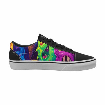 WOMEN'S Ice Cream Monsters  Lace-Up Canvas Dreamlike Custom Shoes