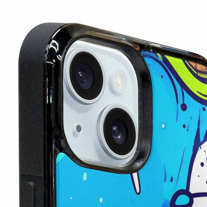 iPhone 15 Plus Case — Acid Wash Cartoon Custom Personalized Phone, Customized Protective Case
