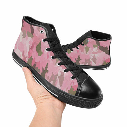 MEN'S Military Camouflage Blotch High Top Canvas Aesthetic Custom Shoes