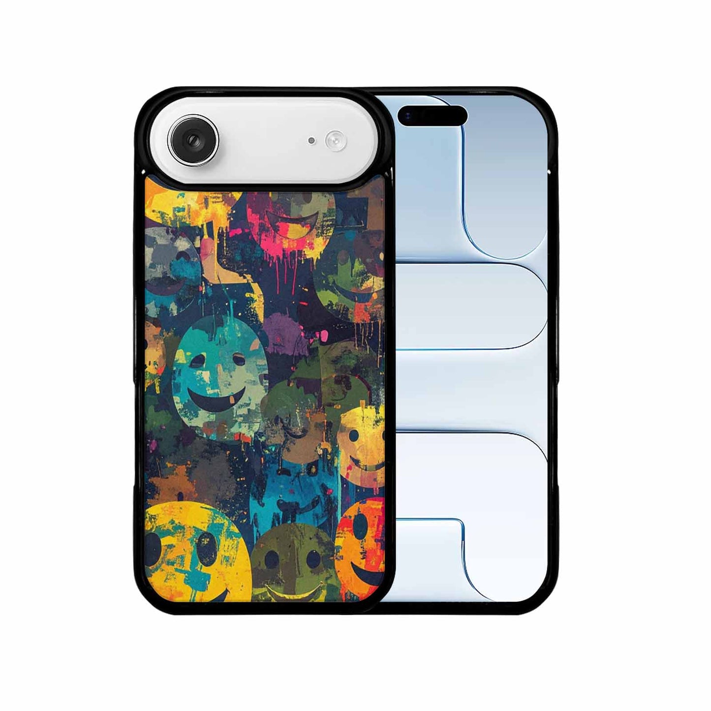 iPhone 17 Air Case — Smiley Faces Camosmiley Faces Gd7 Camo, Personalized Phone Case