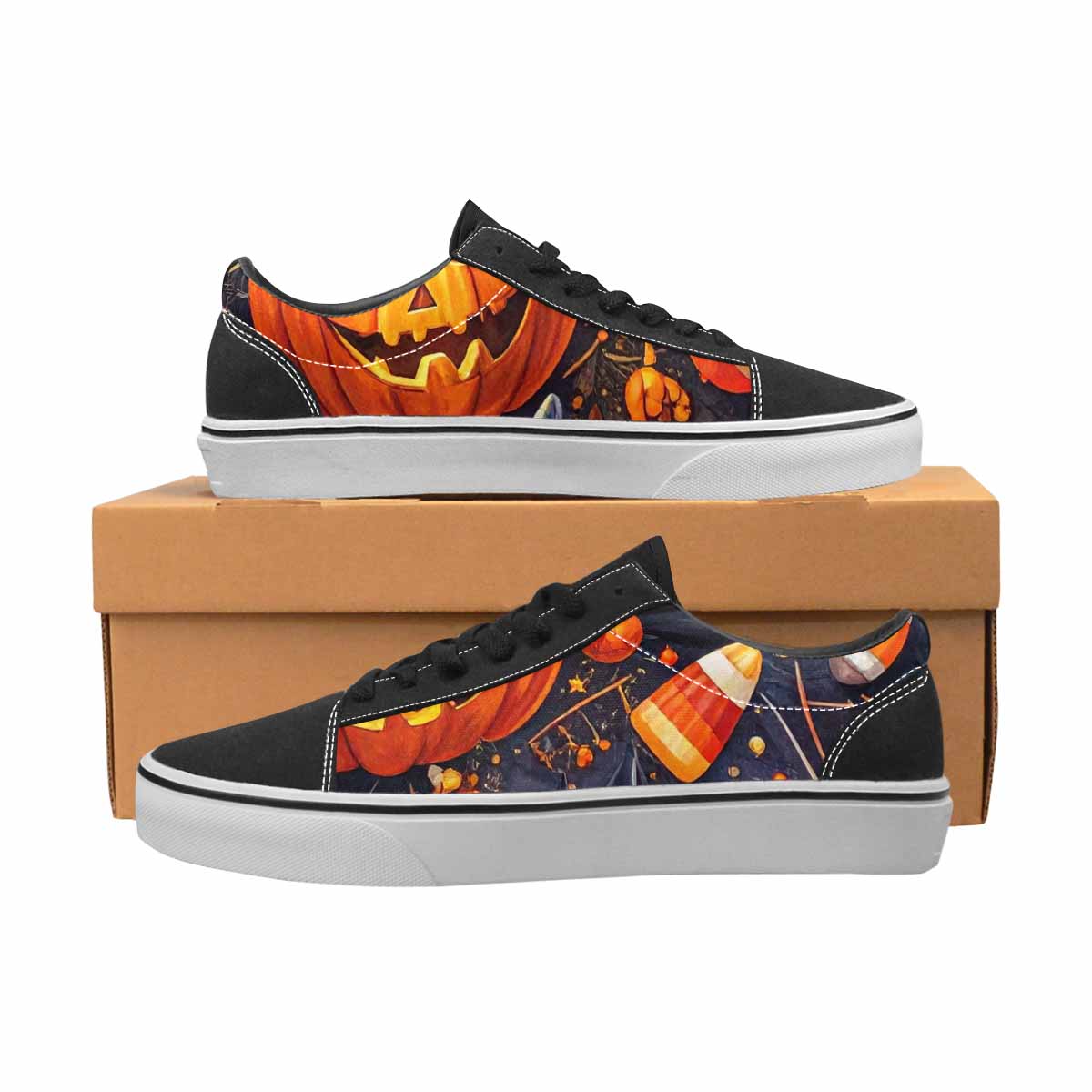 WOMEN'S Halloween Canvas Lace-Up Dreamcore Custom Sneakers