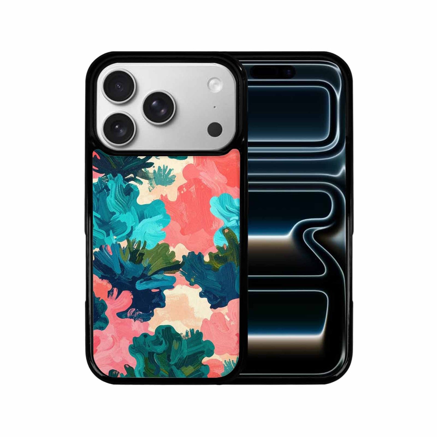 iPhone 17 Pro Case — Seamless Tileable Pattern Of Overlapping Camo, Original Design Phone Case