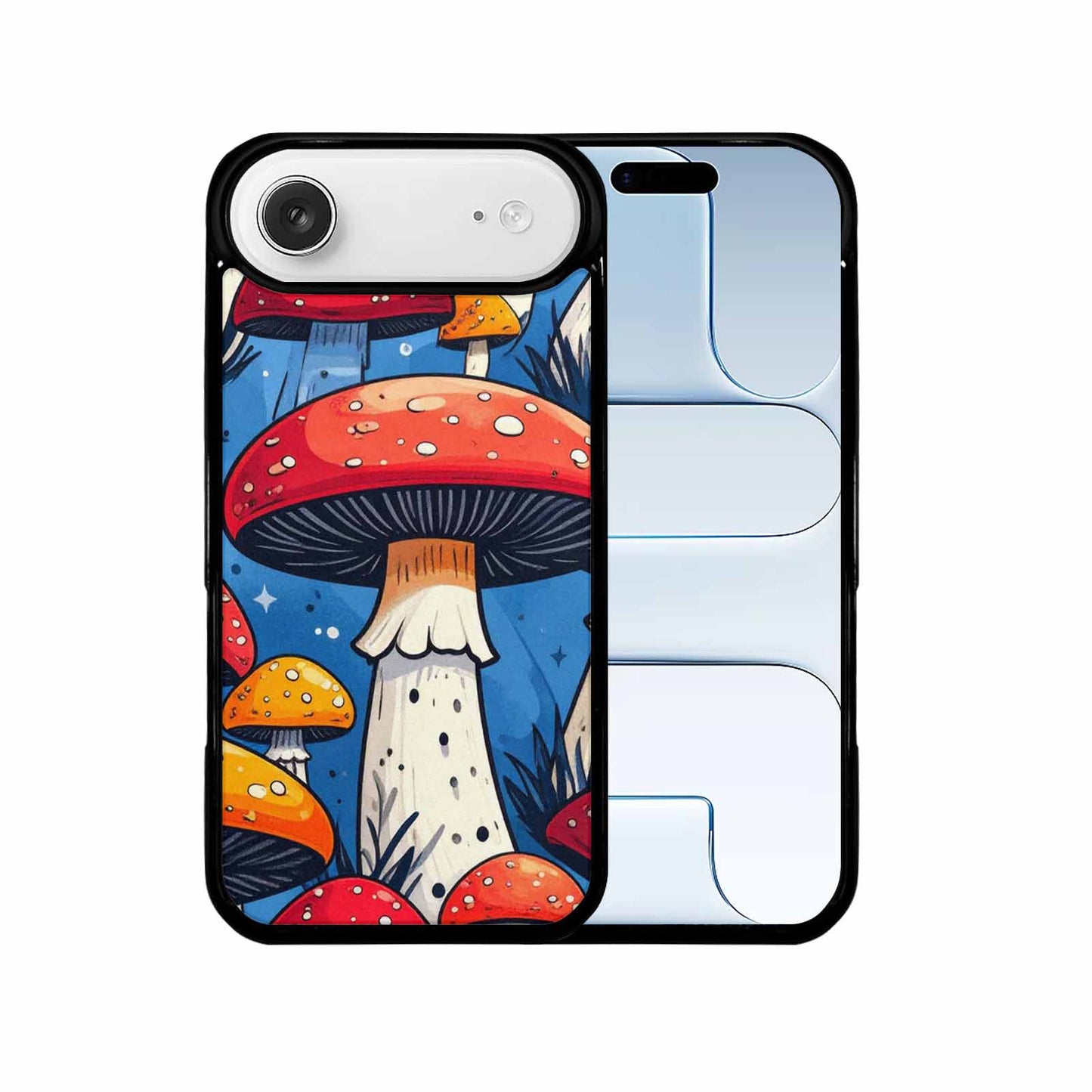 iPhone 17 Air Case — Vivid Winter Mushroom Seamless Cartoon Cute, Custom Print Case Cover