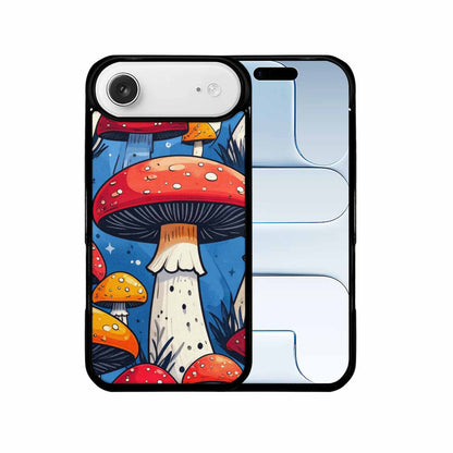 iPhone 17 Air Case — Vivid Winter Mushroom Seamless Cartoon Cute, Custom Print Case Cover