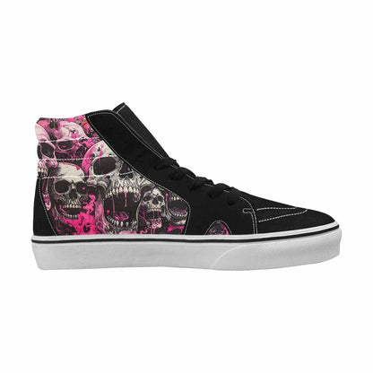 MEN'S Rainbow From Skull S High Top Canvas Aesthetic Custom Shoes