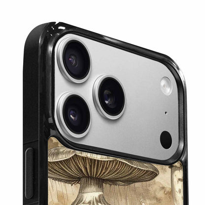 iPhone 17 Pro Max Case — Iridescent Storm Mushroom Original Art, Unique Phone Case Design