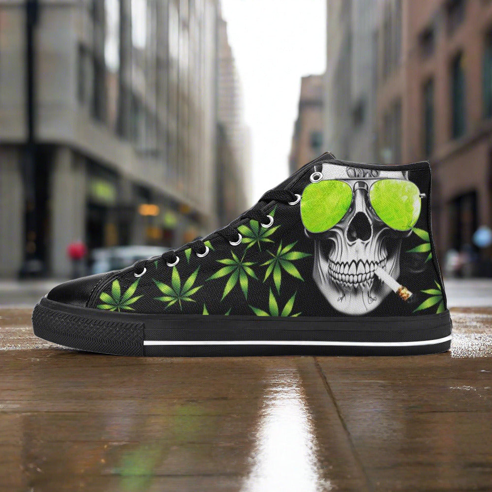 Monarch Earthy Brown Wearable MEN Bold Art - Freaky Shoes | Custom Art Sneakers