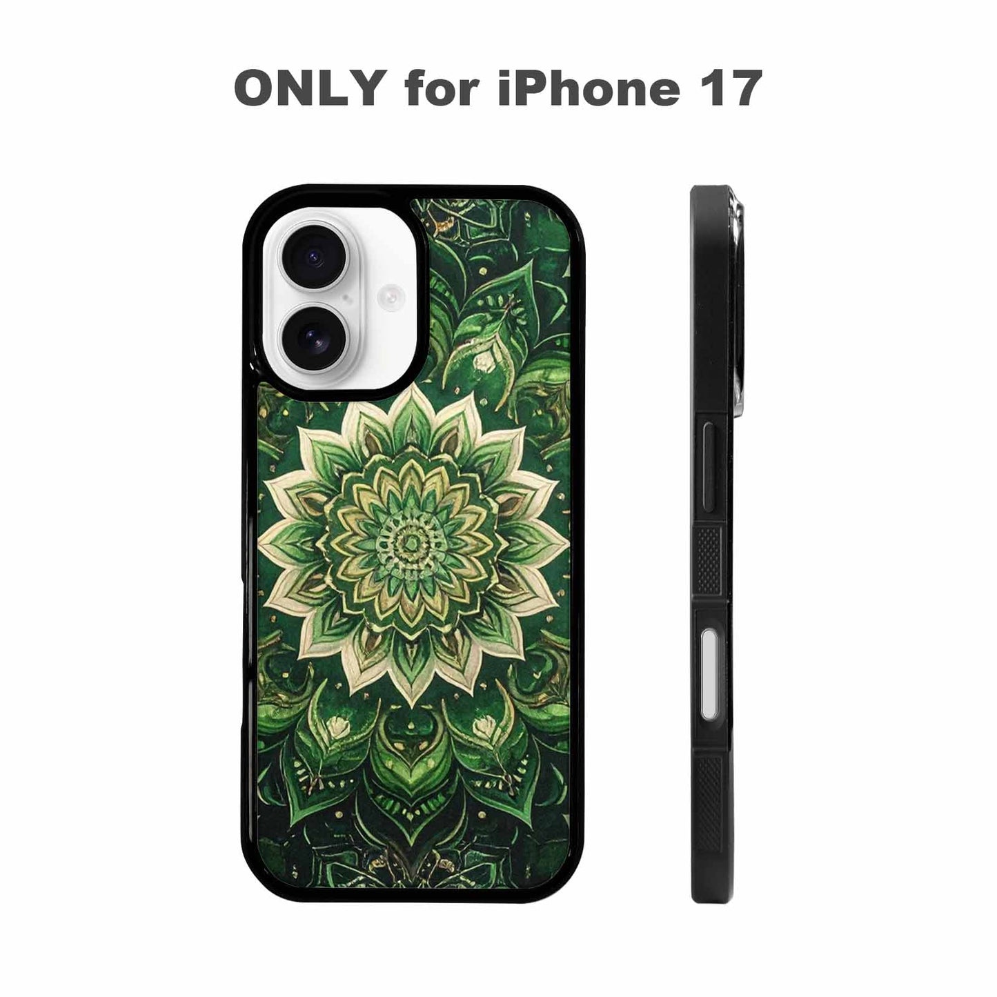 iPhone 17 Case — Small Mandala Pattern, Randomly Floral, Custom Print Case Cover