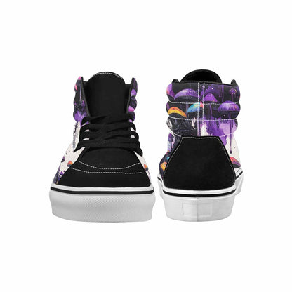 MEN'S Rainbow Drip Mushrooms High Top Canvas Dreamlike Shoes