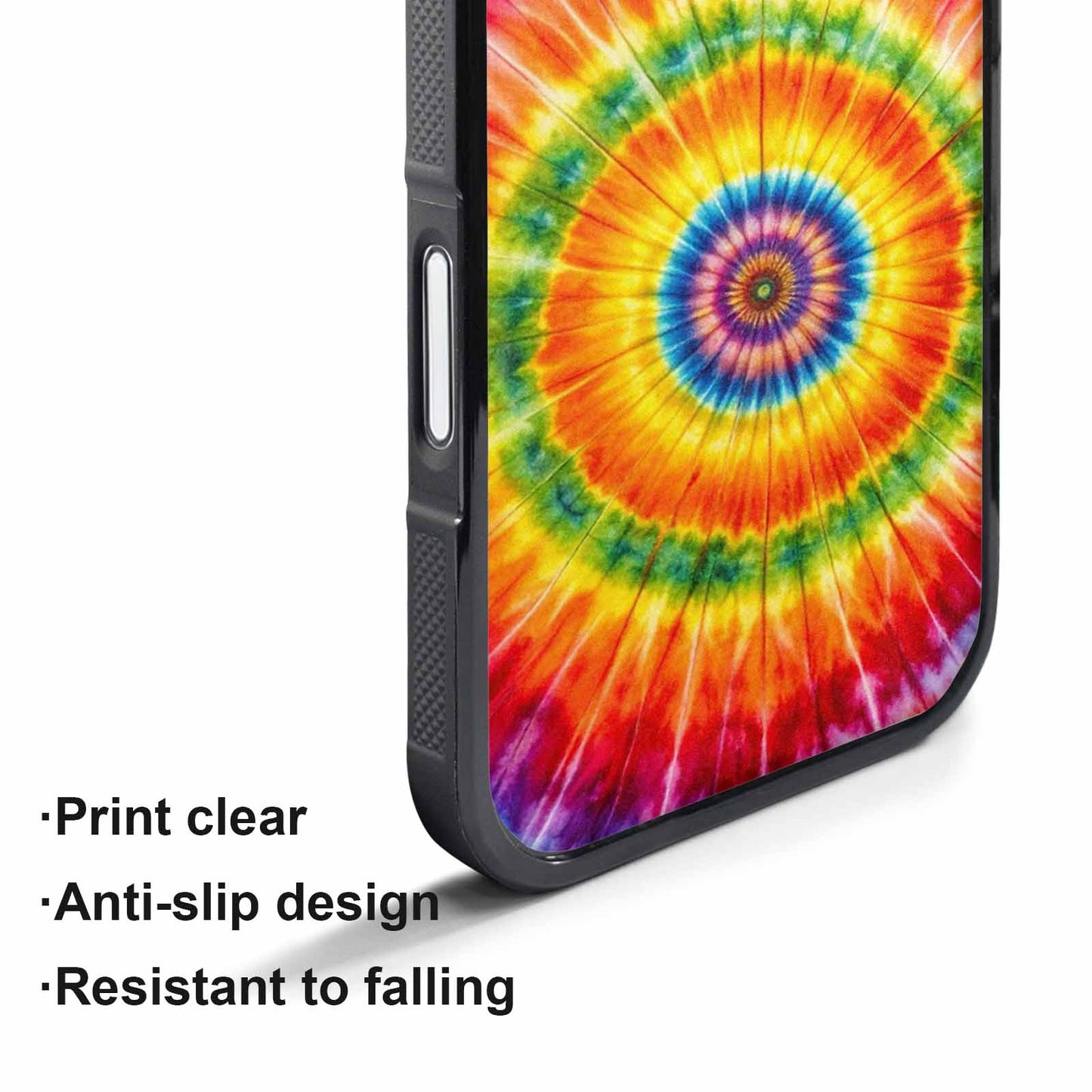 iPhone 17 Air Case — Rainbow Spiral Tie Dye Custom Tie, Unique Phone Case Design